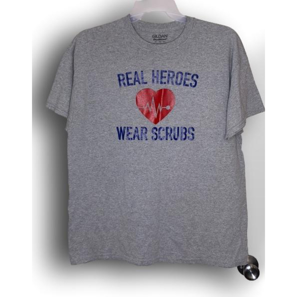 REAL Heroes Where Scrubs Glidan t-shirt size X-Large